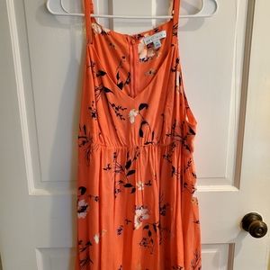 Orange spaghetti strap top